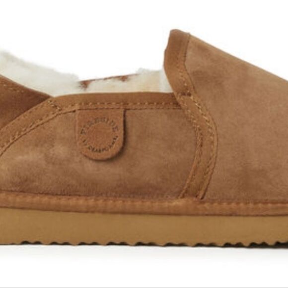 Men's Fireside by Dearfoams Hobart Genuine Shearling Closed Back Slipper,Unisex - Picture 8 of 13